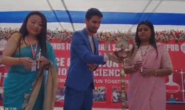 ताजपुर रोड स्थित स्कूल में साइंड एग्जिविशन का आयोजन